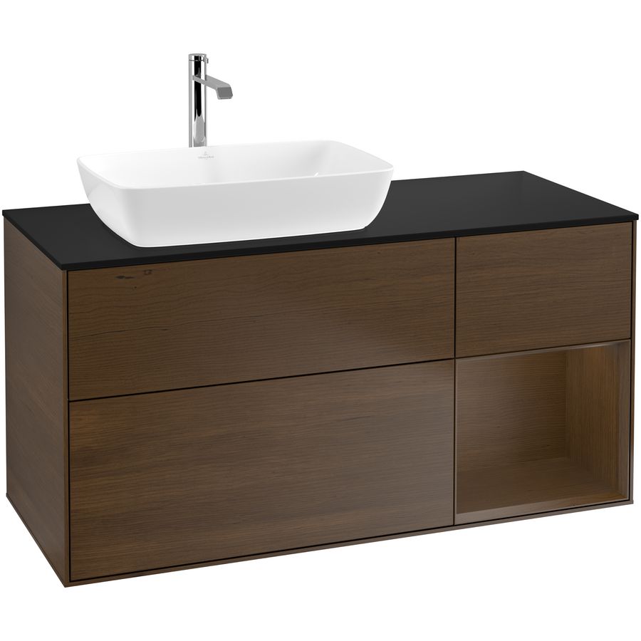 Wastafelonderkast Finion 1200x603x501mm W.Veneer F812GNGN