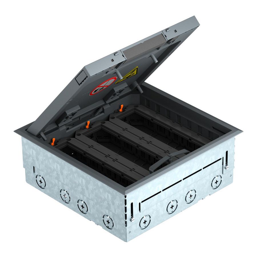 Service outlet-Set with mounting boxes Polyamide
