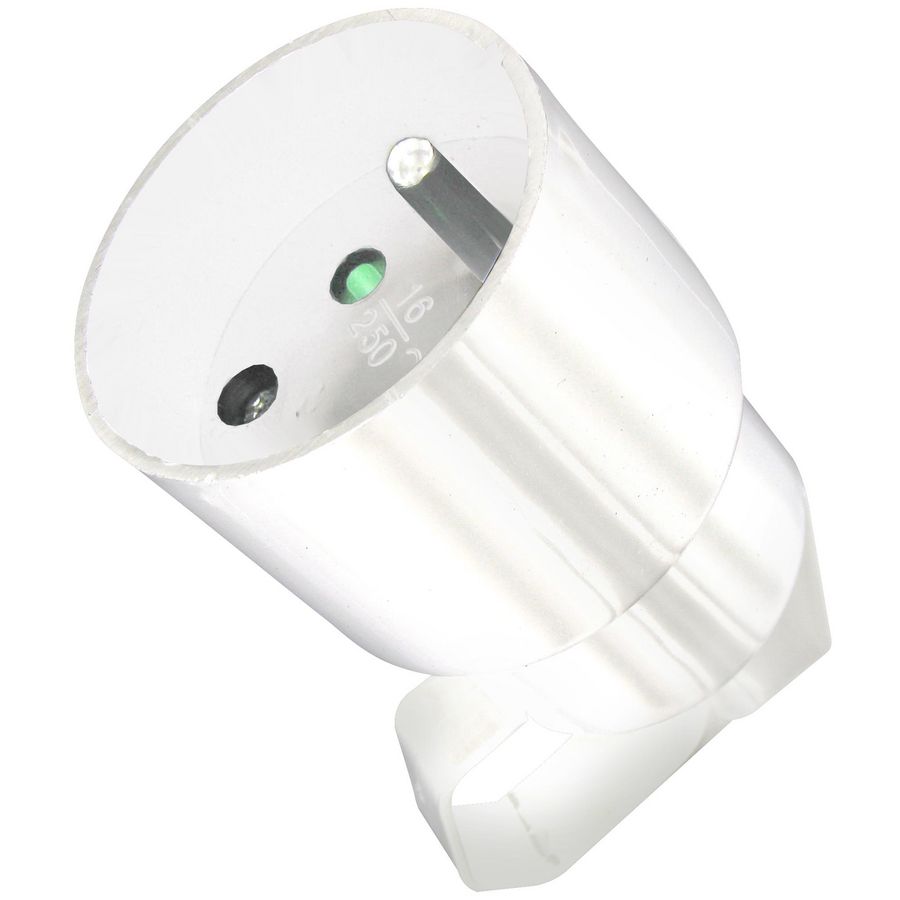 Contrastekker PA SH kunststof uittrekoog zij-invoer w. VVE=5