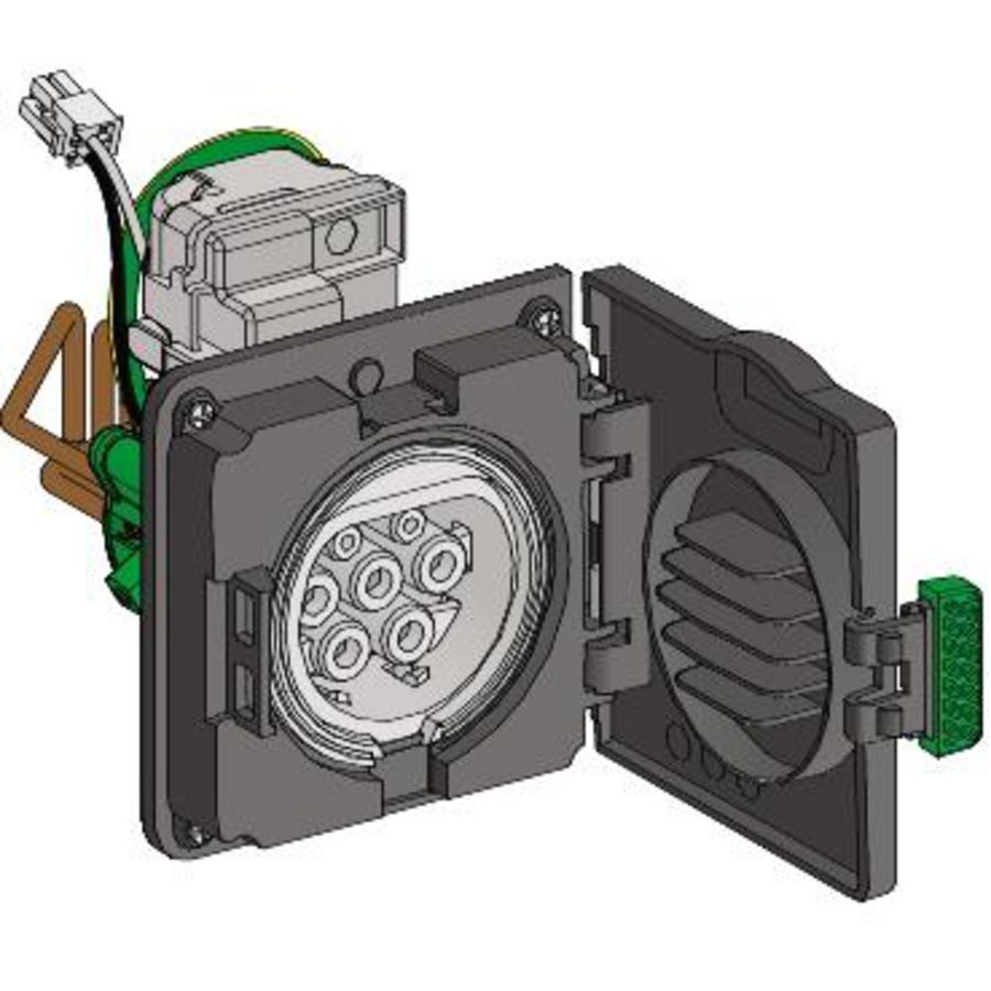 Smart Wallbox T2-aansluitpunt sub-assemblage 3-fase Evlink