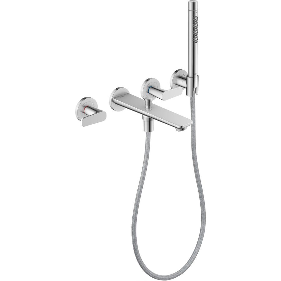 Afbouwdeel 3-gats inbouw badmengkraan handdouche chroom Citterio-C