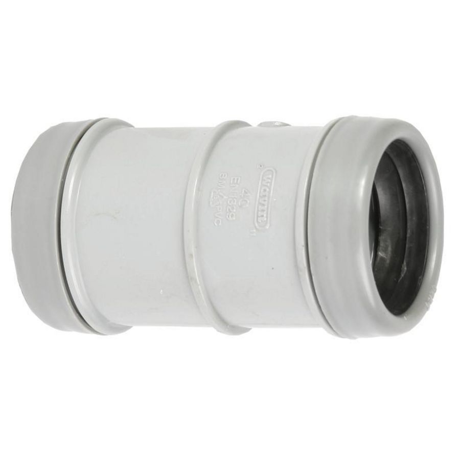 Wafix manchet overschuifmof PVC 40mm grijs