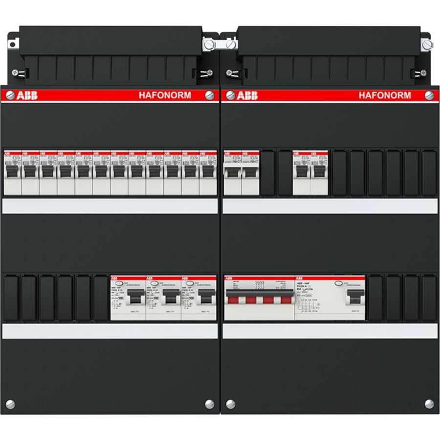 Groepenkast 3-fase 1 40A 4P ALS 40A 2P 30mA 1SPF006909F2722