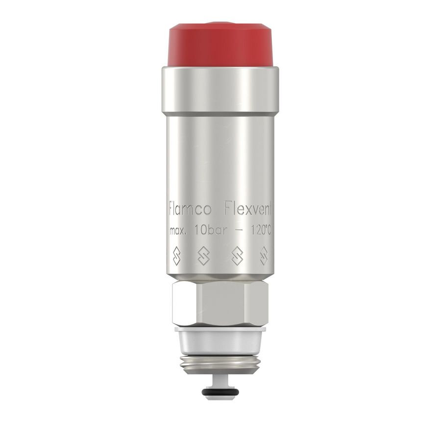 Automatische ontluchter Flexvent 1/2 vernikkeld