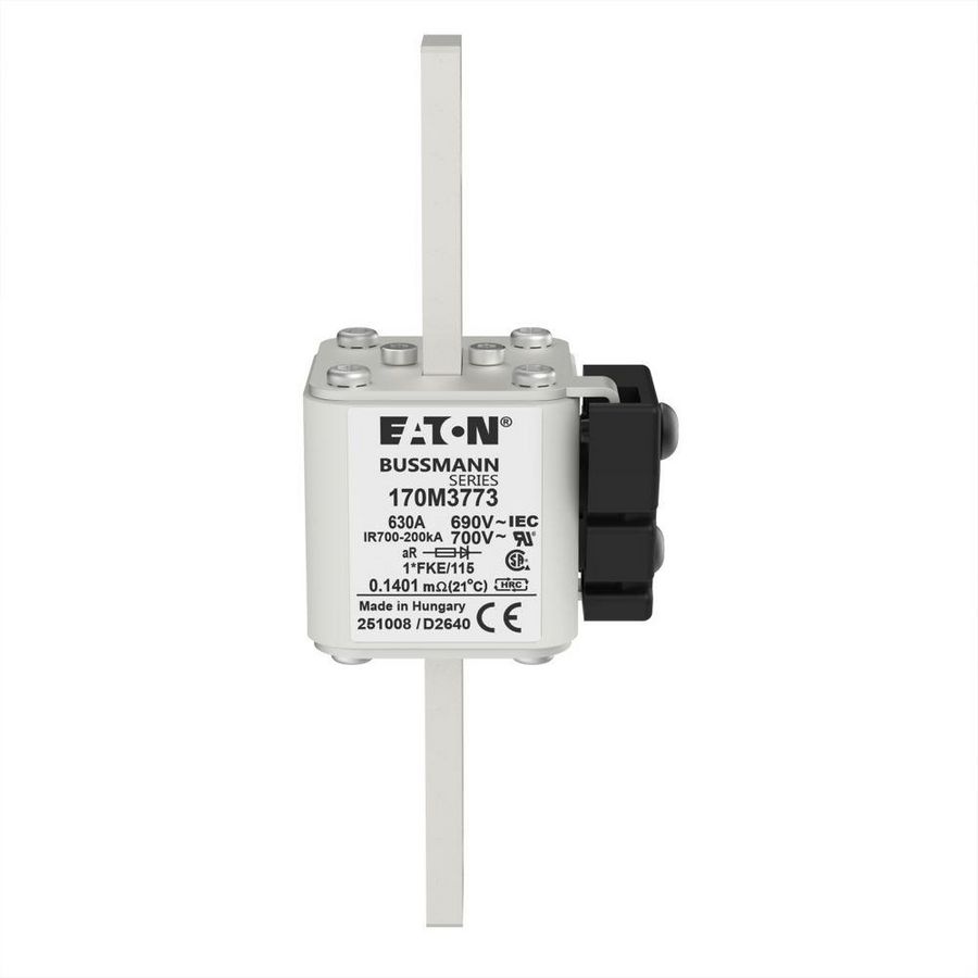 Zekering h. snelheid 630A AC 690V 200kA compact 1 45x VVE=2