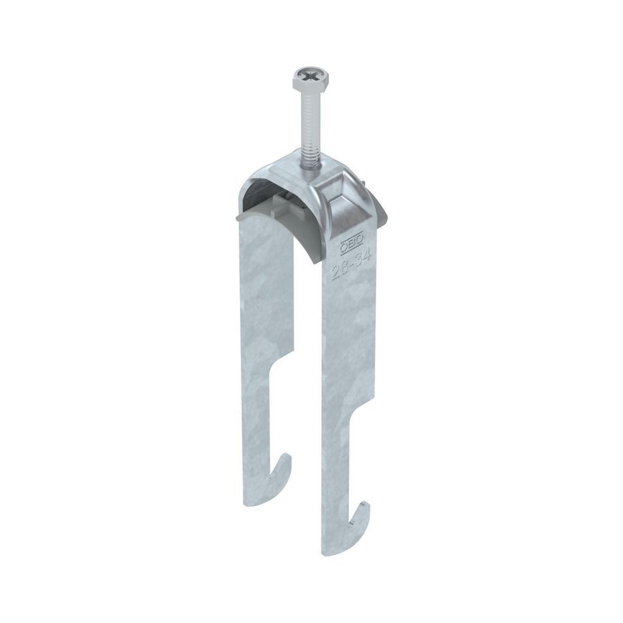 Beugelklem 2056 2vgd 28-34mm staal verzinkt VVE=50