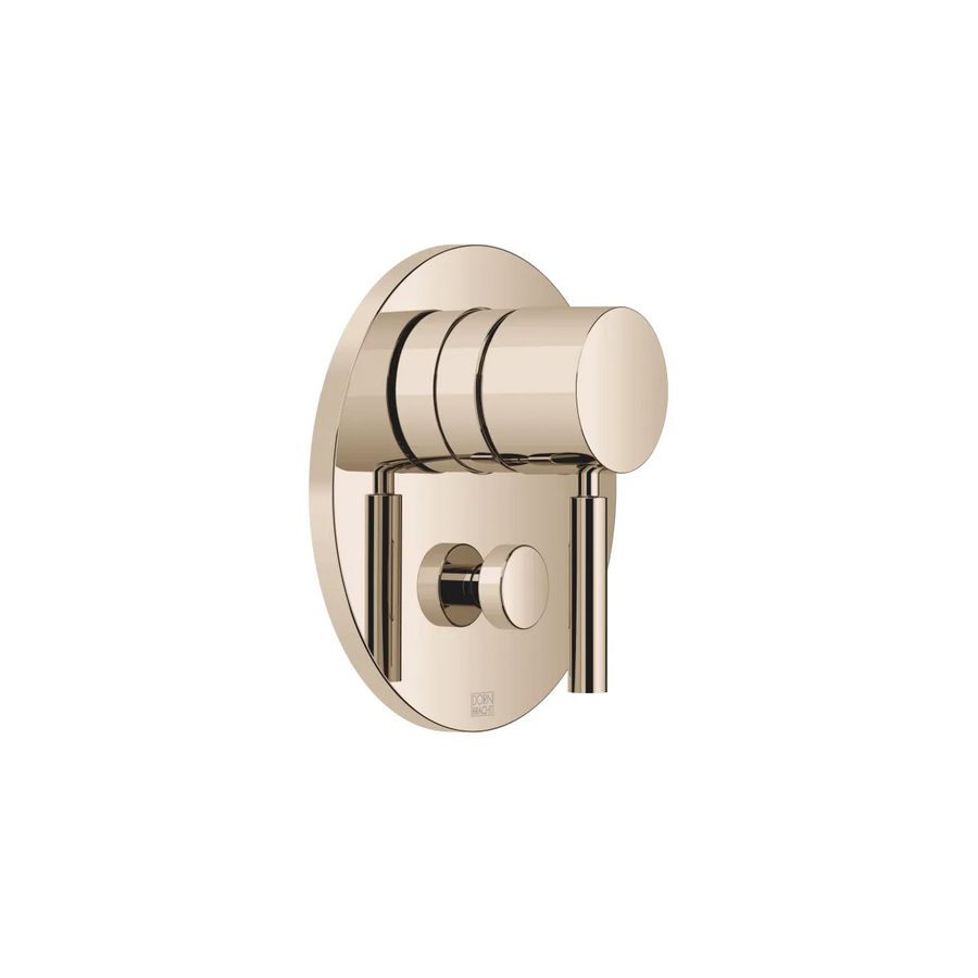 Eengreeps douchemengkraan v. inbouwmontage omst. Light Gold