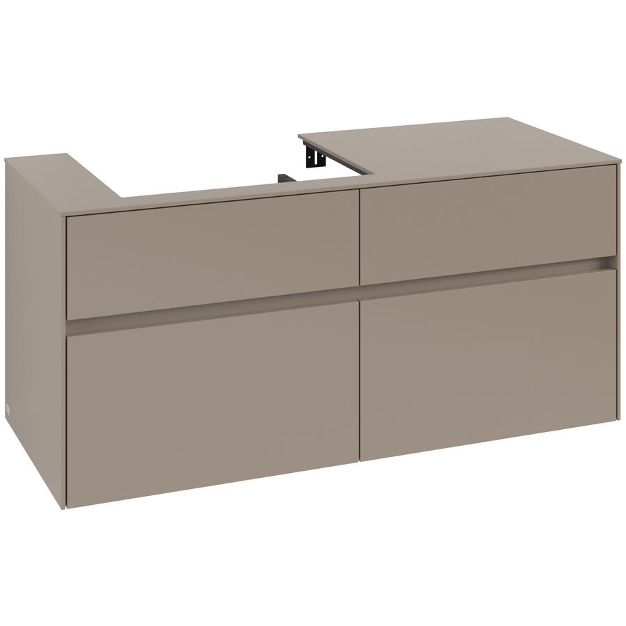 Wastafelonderkast Collaro 1200x548x500mm Taupe C082B0VM