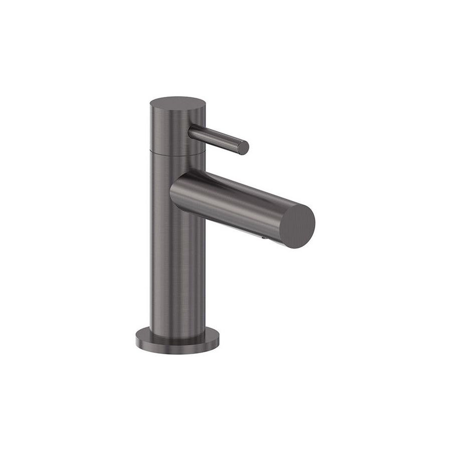 Fonteinkraan STILO model S sprong 89mm geborsteld carbon black PVD MAY