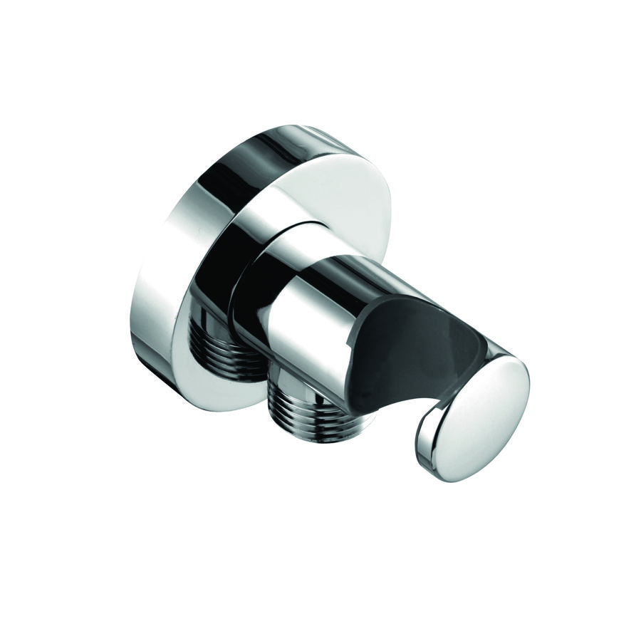 standaard wandaansl.b. m.houder chroom