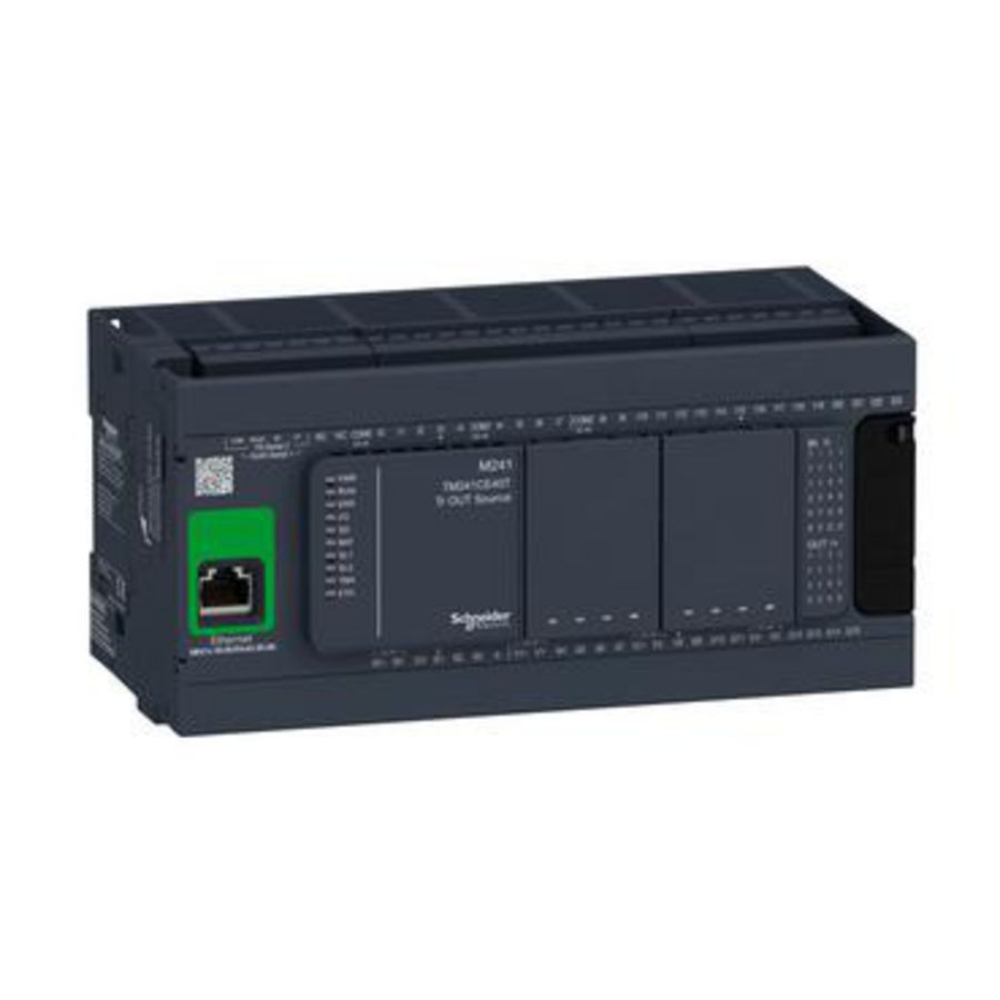 Transistor PNP Ethernet Modicon M241 PLC 40I/O