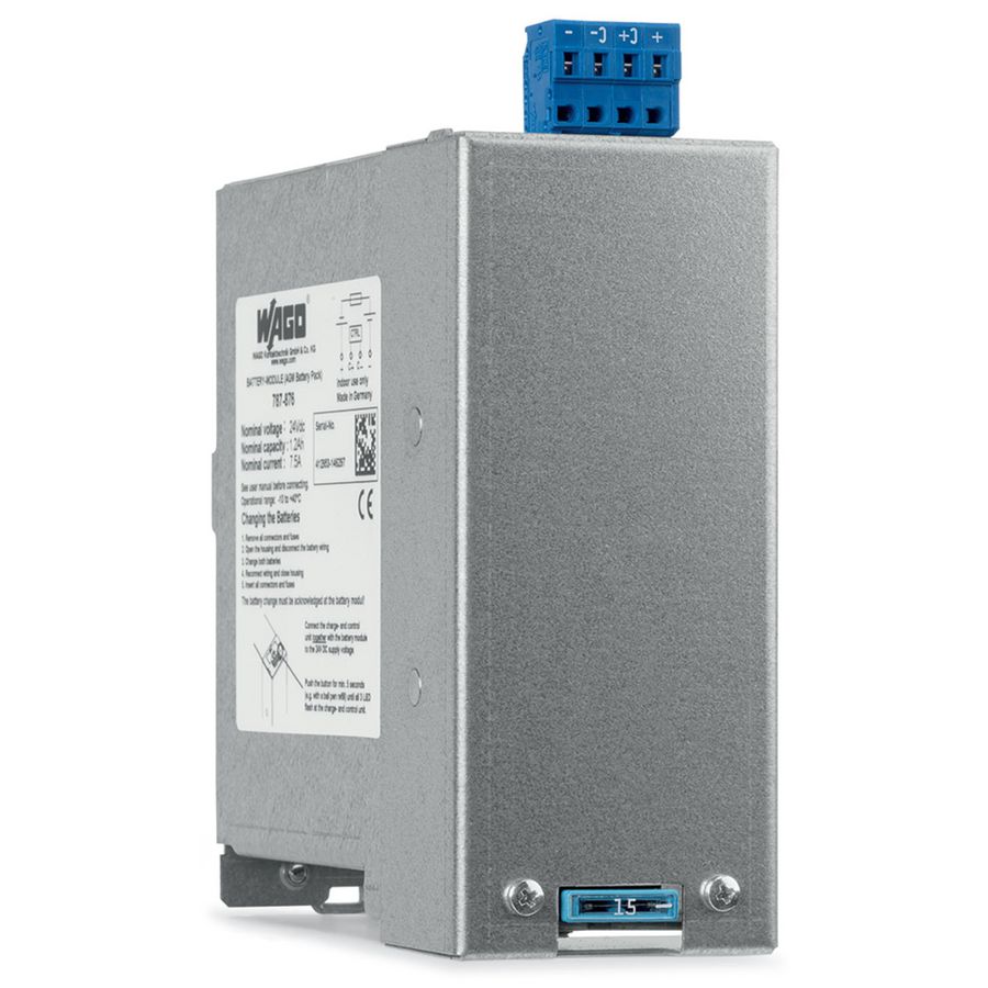 Loodvlies accumodule Ingangsspanning DC 24V 787-876