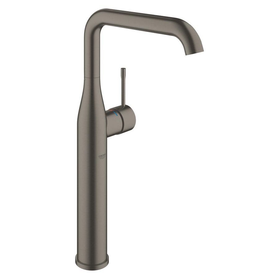 Essence XL-size opzetw.mengkr.hoog hard graphite geborsteld (mat donker grijs) gladde body