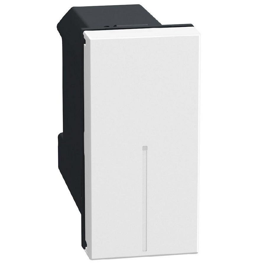 Light Now wisselschakelaar 10AX - 1 module - wit