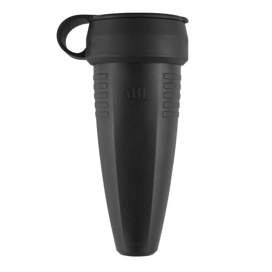 Koppelcontactstop geaard expert SCHUKO TPE zwart