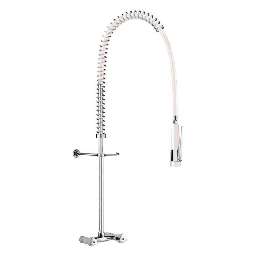 Voorspoelkolom wit +muurmengkrn, sproeier 433003, z. krn