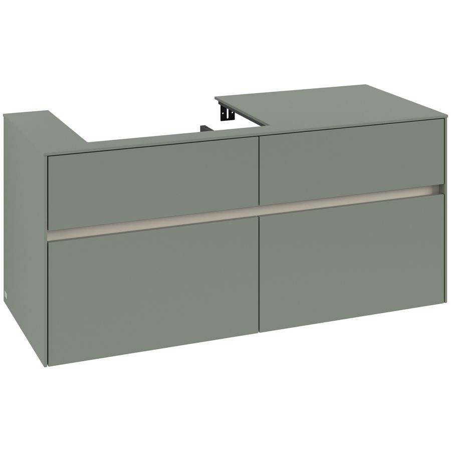 Wastafelonderkast Collaro 1200x548x500mm Soft Green C082B0AF