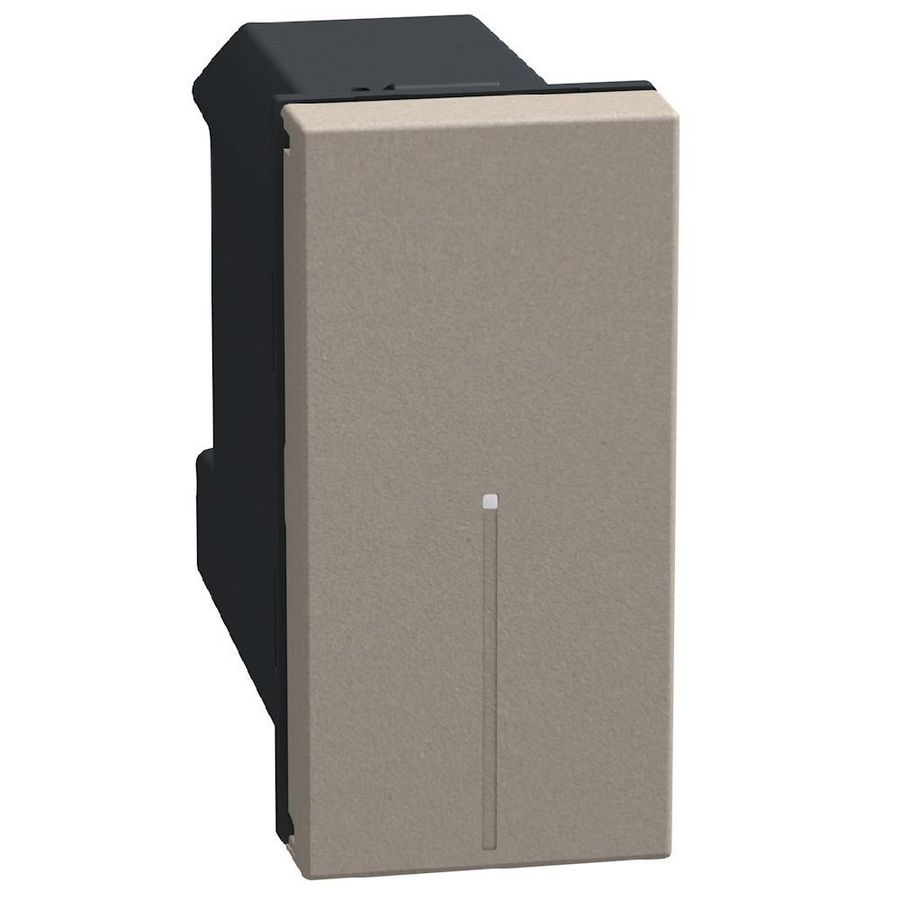 Light Now wisselschakelaar 10AX - 1 module - stone