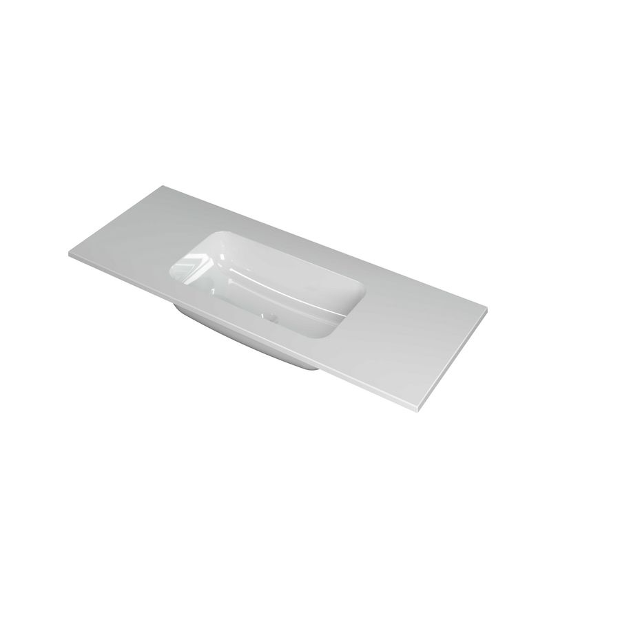 Wastafel polystone midden zonder kraangat 3407060