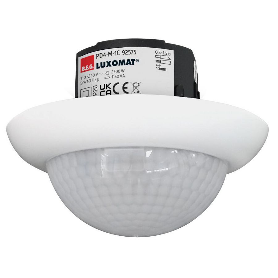 Aanwezigheidsmelder 1C 360gr. VZ wit IP20 24m 1Kanaal