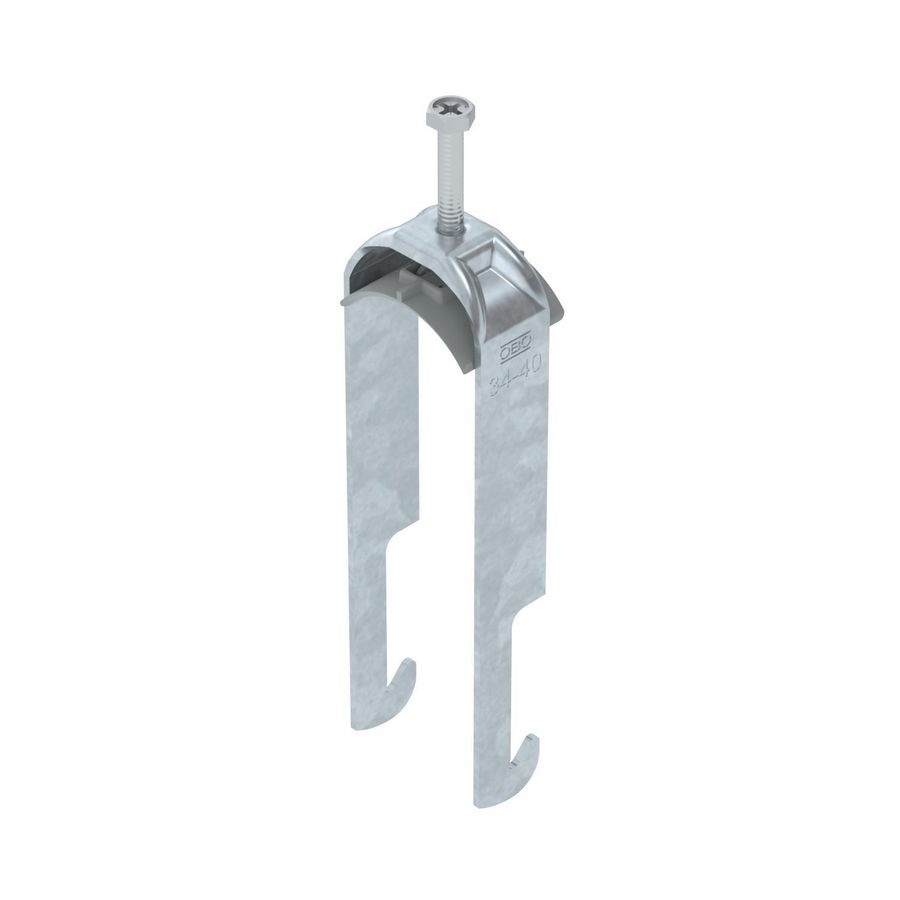 Beugelklem 2056 2vgd 34-40mm staal verzinkt VVE=25