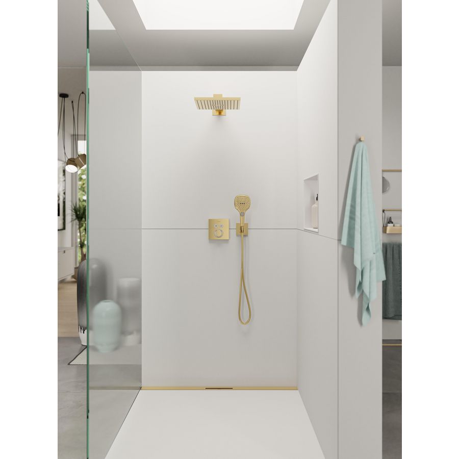 Handdouche 120 3 straalsoorten PowderRain EcoSmart Polished Gold Optic RD Sel E