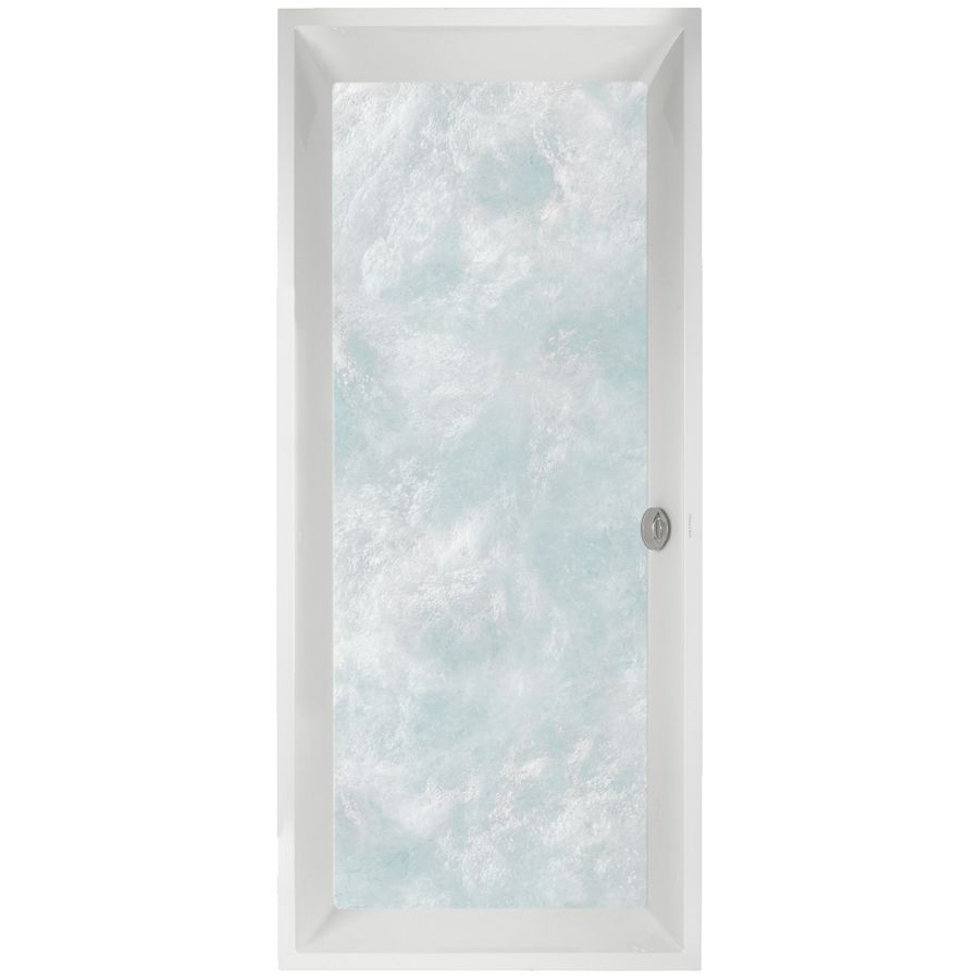 Bad 4-H Squaro m/ Airpool-C 170x75cm A-wit pos.1WT