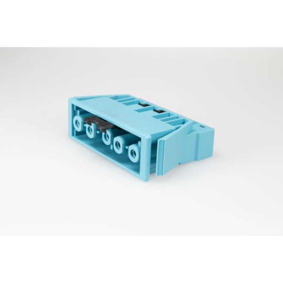 Chassisdeel 5-polig female pastelblauw vergrendeling DALI VVE=10