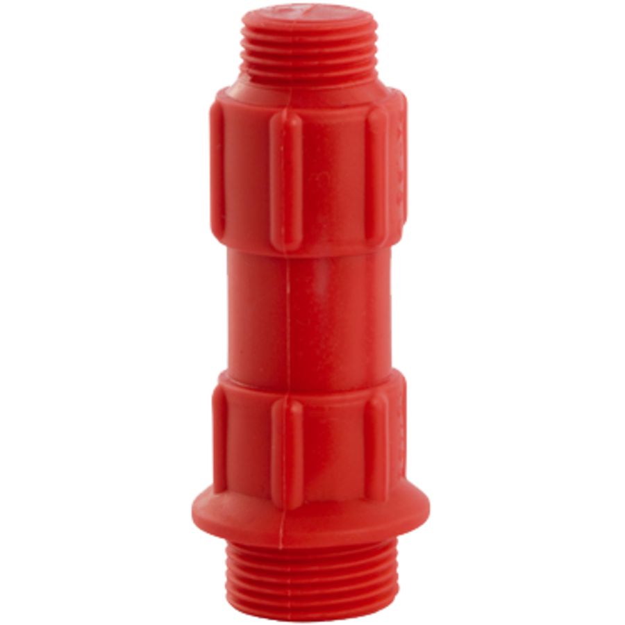 Pro Bouwstop 1/2" messing rood