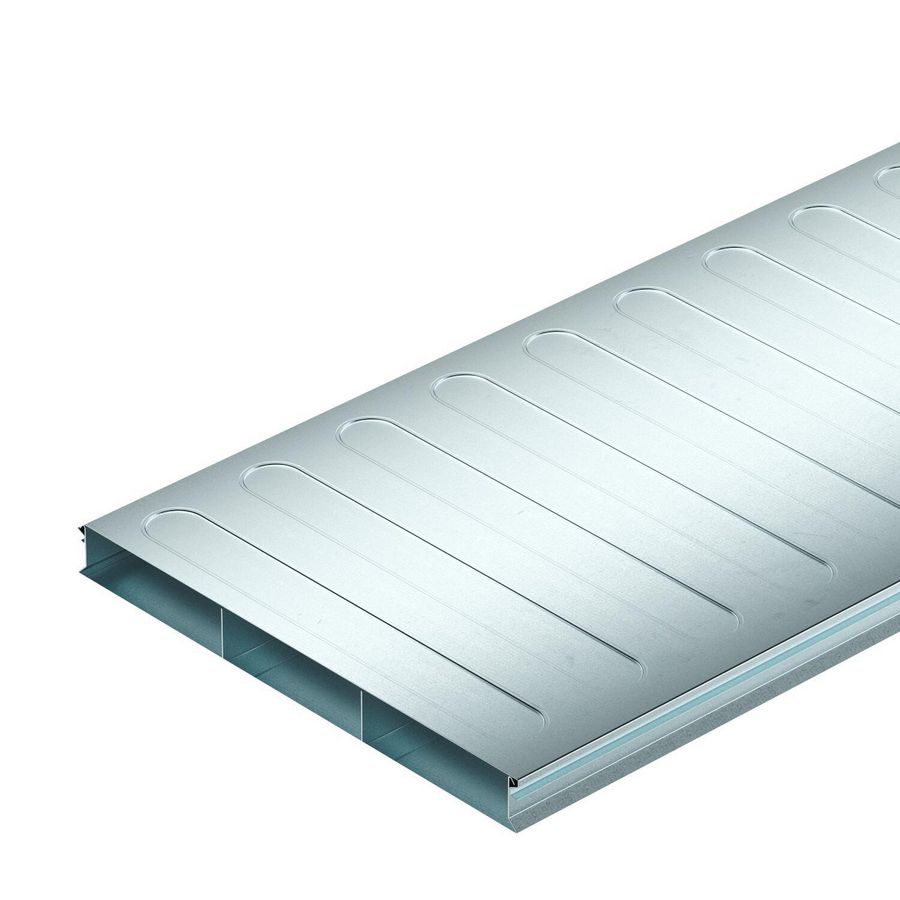 Lengte a 2m. Ondervloerkanaal 2-delig 3-voudig 2000x350x38