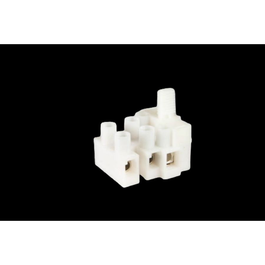 Zekeringsklem 3-polig naturel VVE=200