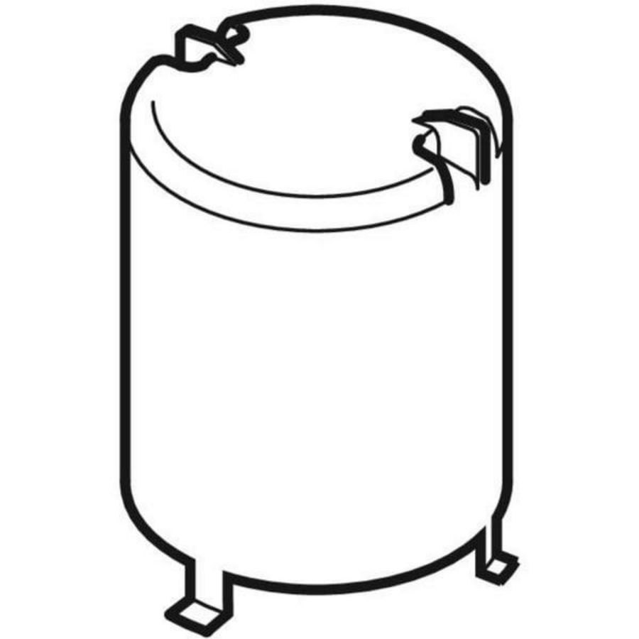 PP syfonkap d74 rond H88 tbv vloerput