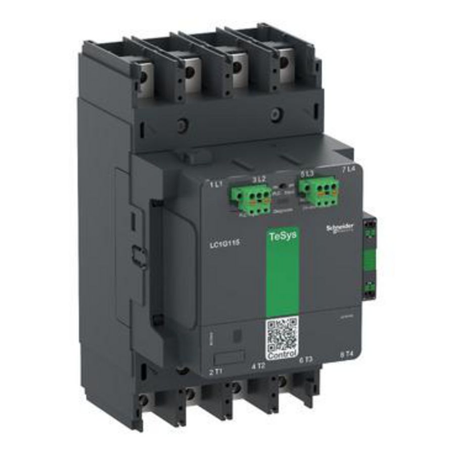 Contactor 4P (4NO) AC-1 <=440V 250A geavanceerde ve Giga