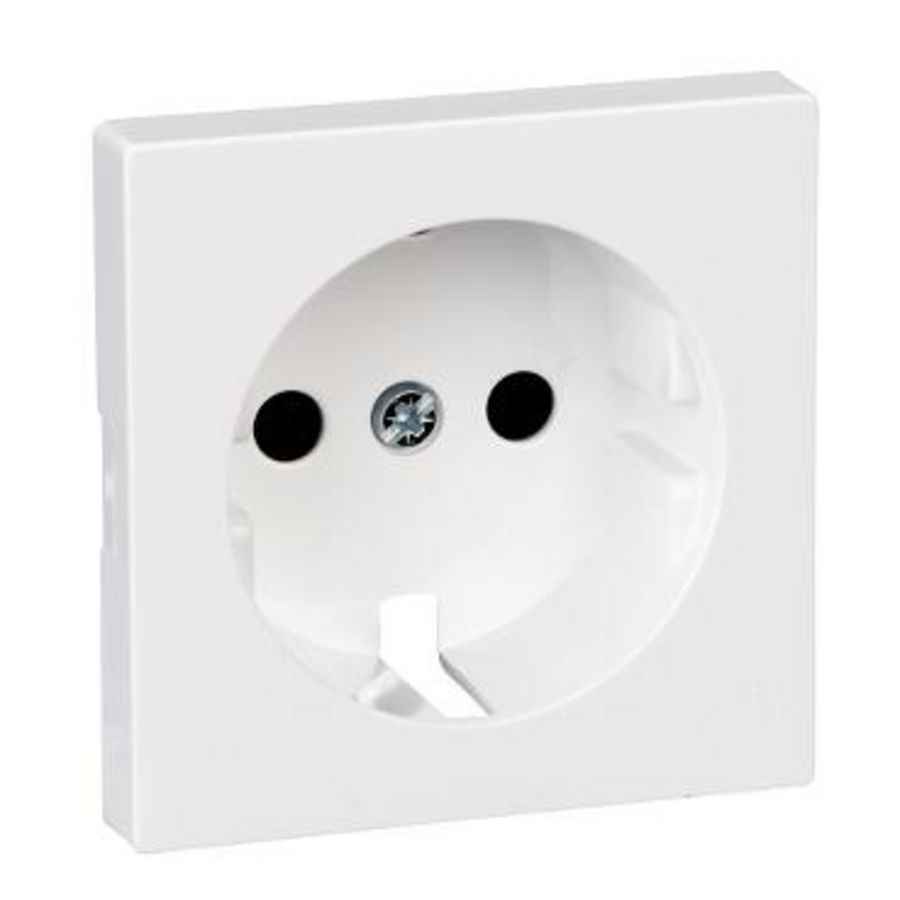 Centraalplaat voor contactdoos Actief wit Systeem M