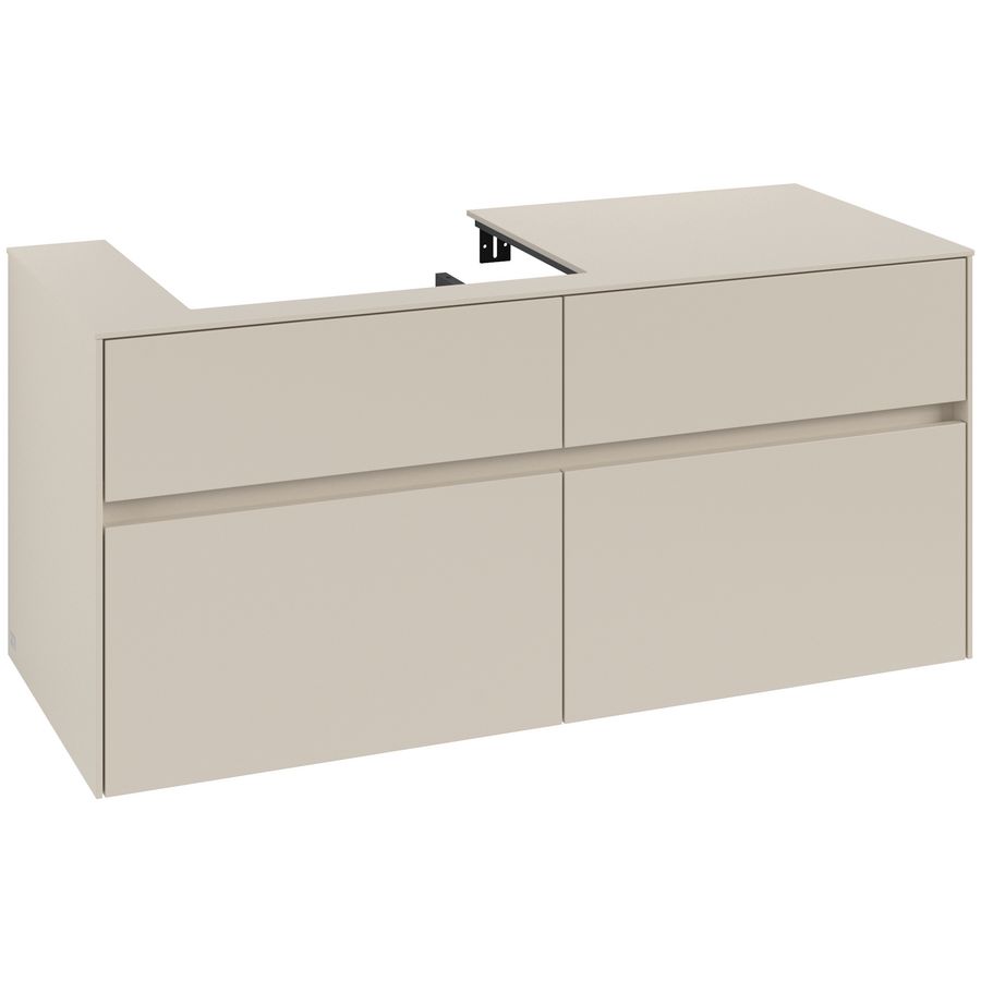 Wastafelonderkast Collaro 1200x548x500mm Cashmere Grey C08200VN