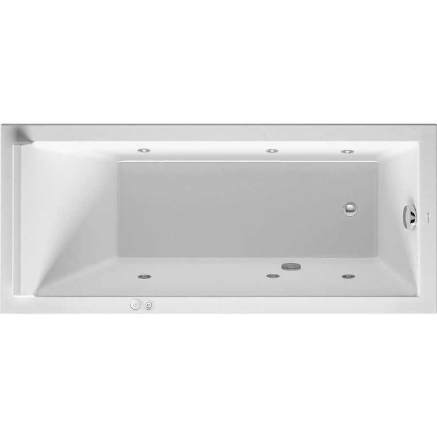 Whirlbad Starck 1600x700mm, wit, inbouw, SYSTEME JET