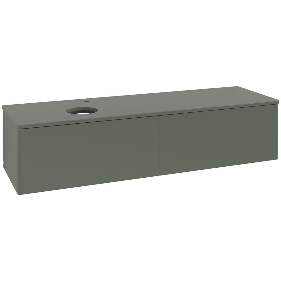 Wastafelonderkast Antao 1600x360x500mm L.Green Matt Lacquer K37050HL