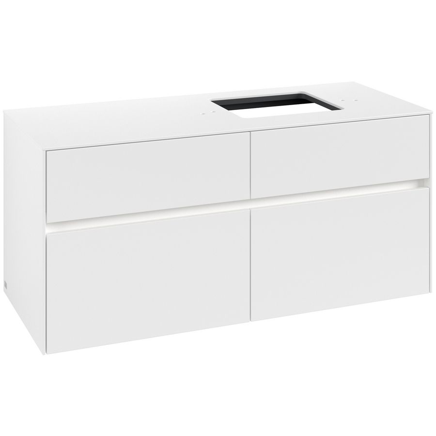 Wastafelonderkast Collaro 1200x548x500mm Wh.Matt C130B0MS