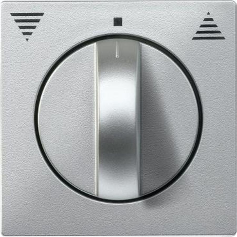 Centraalplaat voor jaloezieschakelaar Aluminium Systeem M