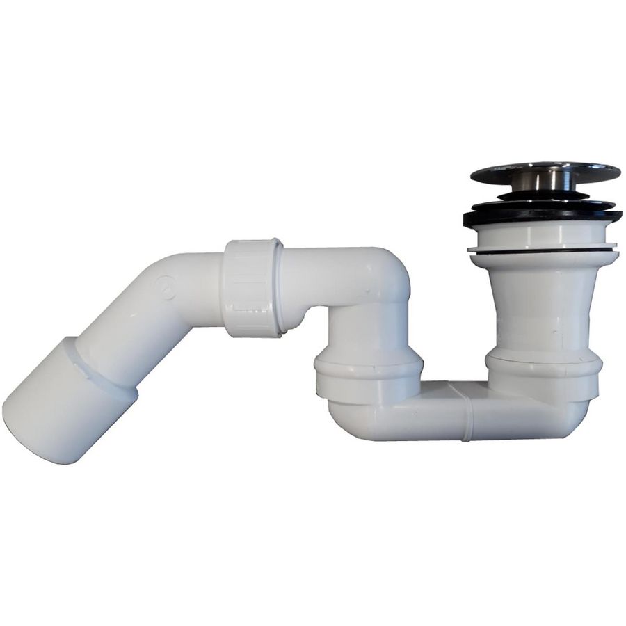 Afvoerplug push-to-open chroom z. overloop functie