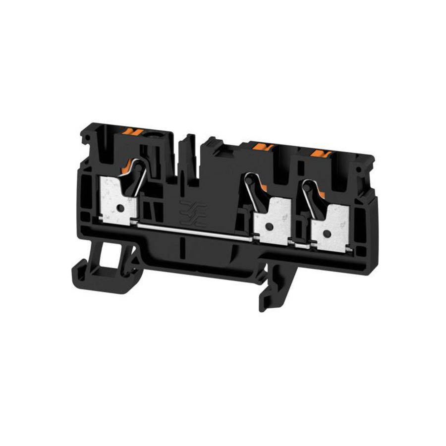 Doorvoerklem PUSH IN zwart 4mm² 32A 800V 2051400000 VVE=50