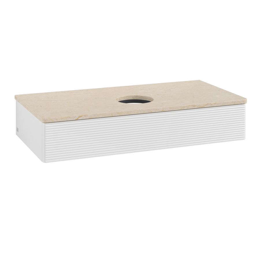 Wastafelonderkast Antao 1000x190x500mm G.White.L K09113GF