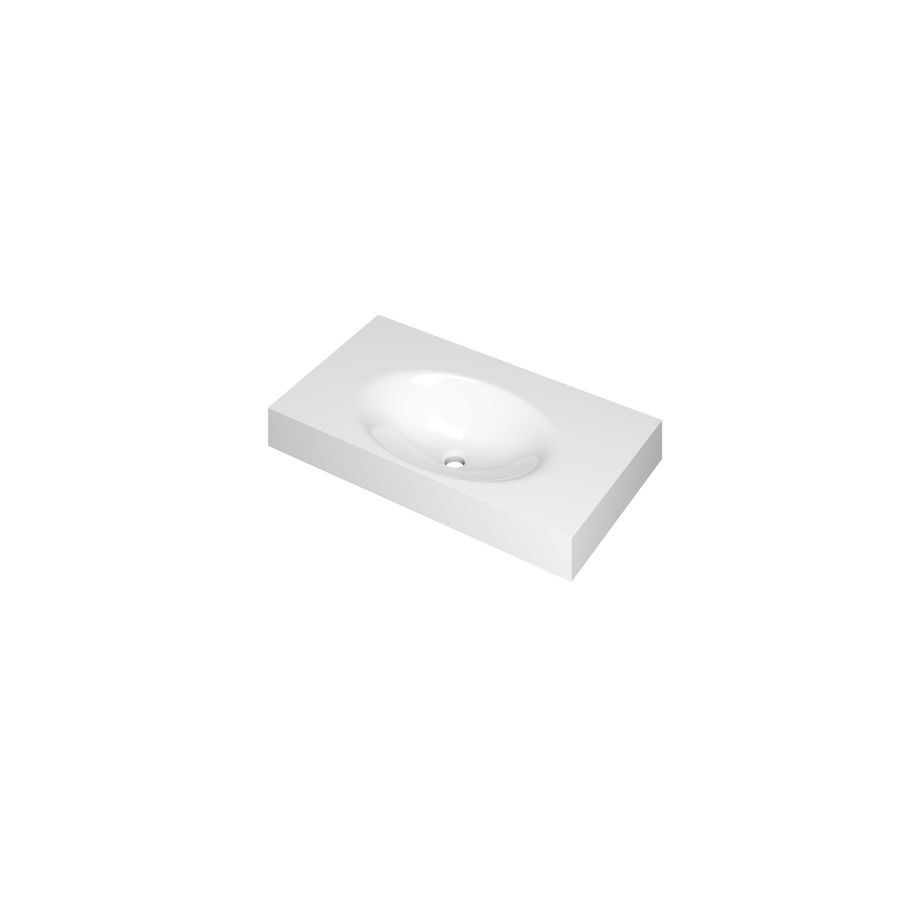 Wastafel polystone centraal zonder kraangat 3407310