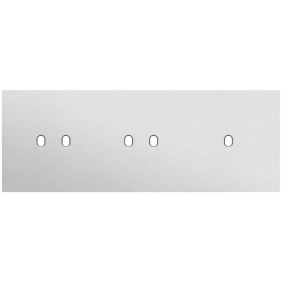 Afdekplaat 3-voud horiz. 71mm centerafst. 155-57704
