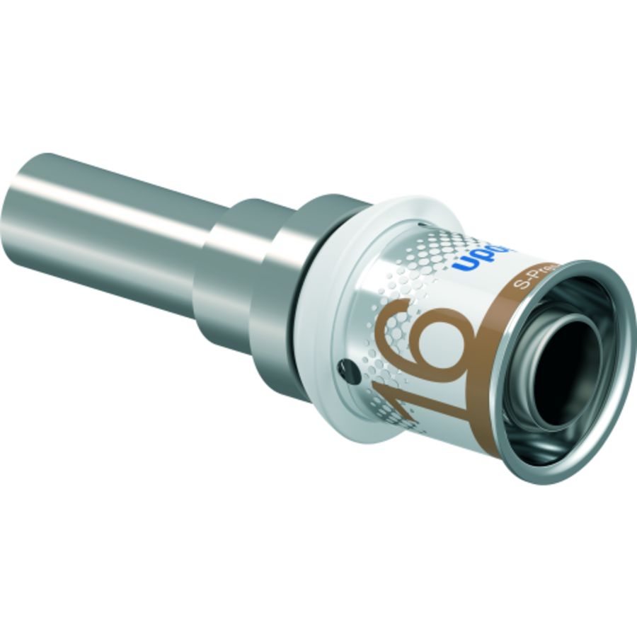 Insteekverloopsok S-PRESS PLUS 16x10mm spie-eind koper