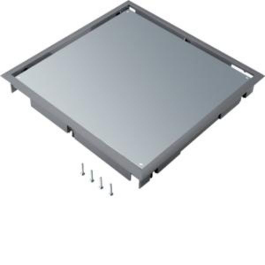 Deksel blind Q08 294x294mm grijs voor 5mm vloerafdekking