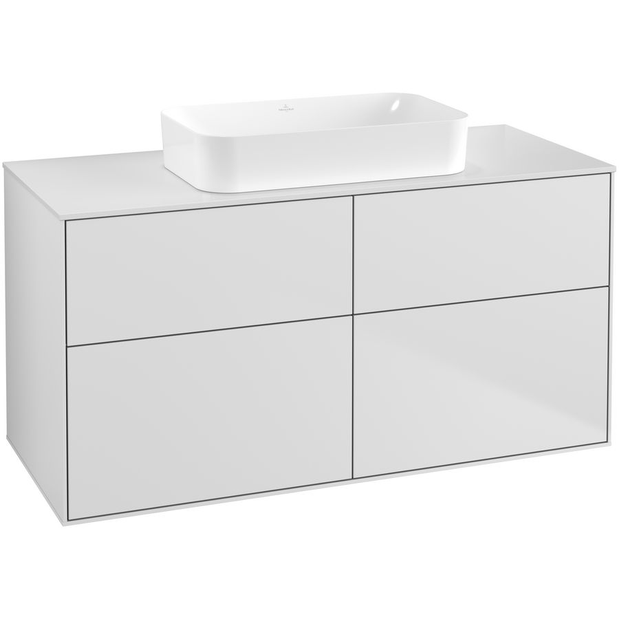Wastafelonderkast Finion 1200x603x501mm White Matt Lacquer G67100MT