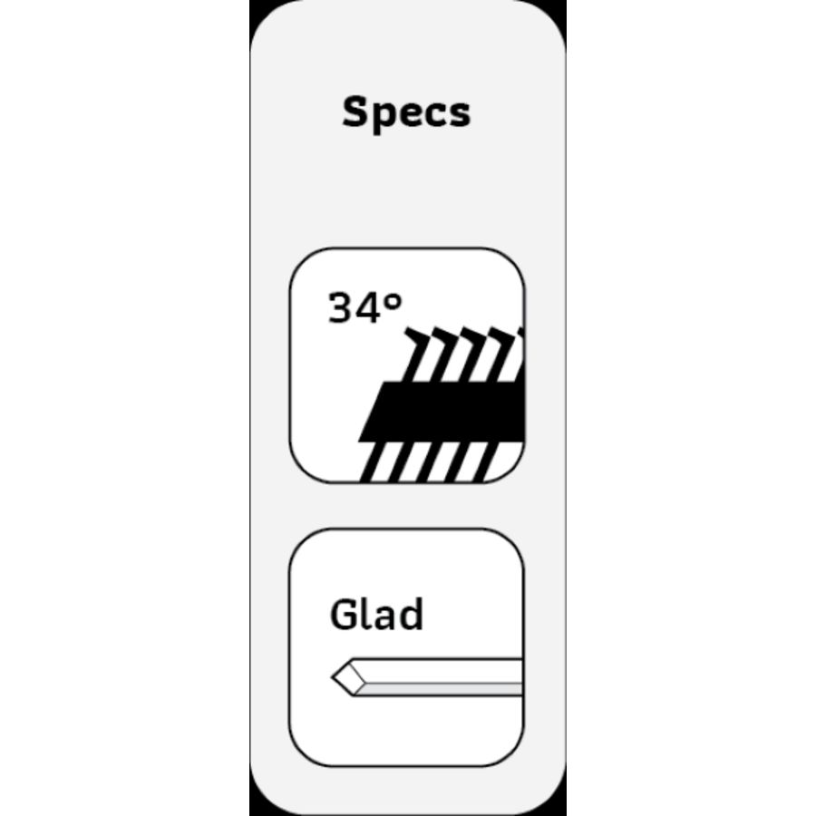 DA-afwerknagel RVS lengte 44mm VVE=4000