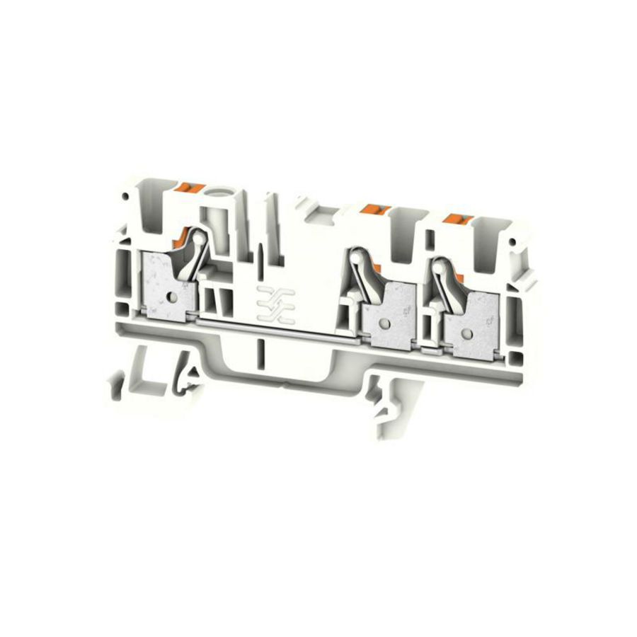 Doorvoerklem PUSH IN wit 4mm² 32A 800V 2051370000 VVE=50