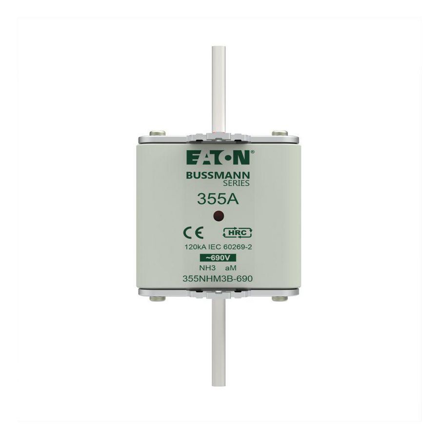 Zekering laagsp. 355A AC 690V NH3 aM dubbele melder VVE=3